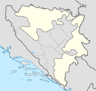 Биелина на карте