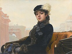 И. Н. Крамской. «Неизвестная»
